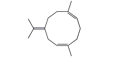 (E,Z)-1,5-Dimethyl-8-(1-methylethylidene)-1,5-cyclodecadiene